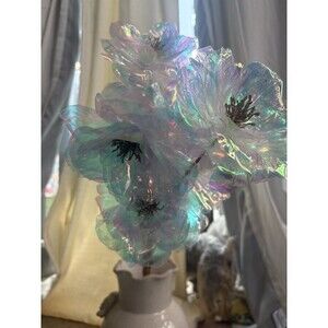 Long Stem 27” Eternal Rose Galaxy Flowers, Valentines, Mother's Day Iridescent
